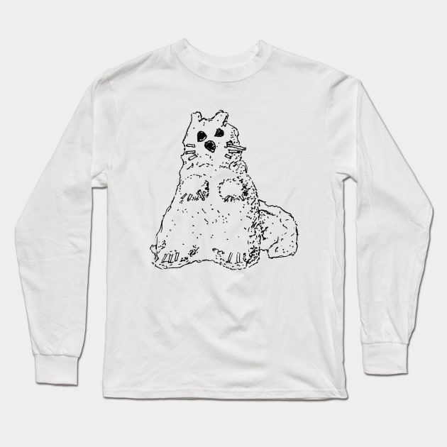 sriracha the squirrel Long Sleeve T-Shirt by underscoree